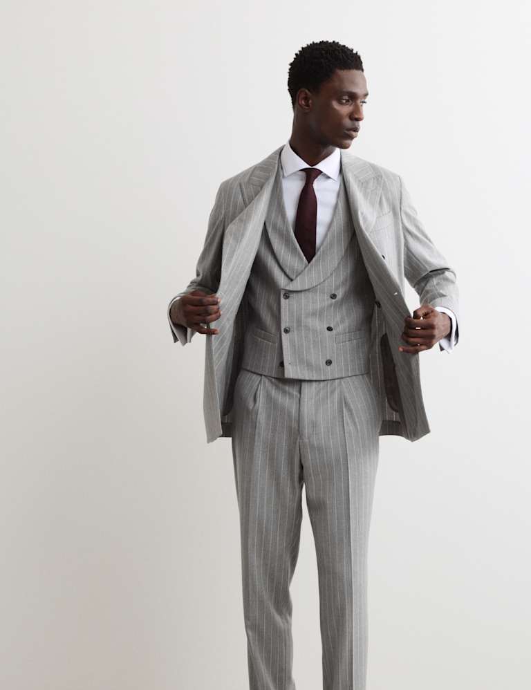 3 Piece Italian Wool with Cashmere Suit 1 of 1