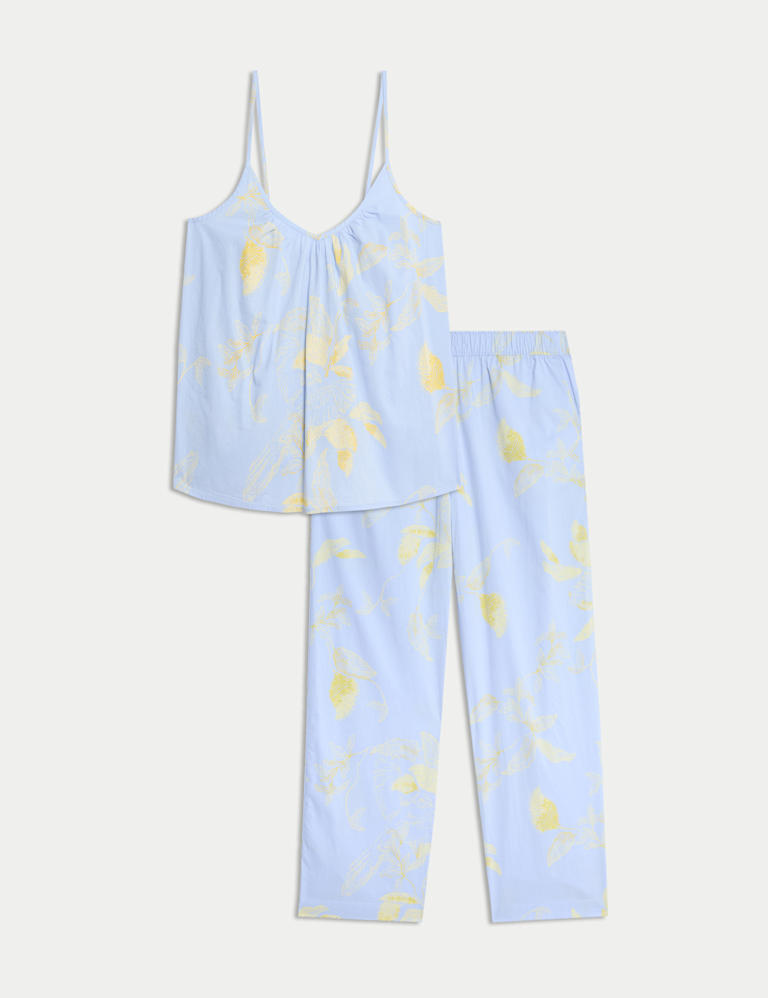 Pure Cotton Printed Cami Top Set 2 of 6
