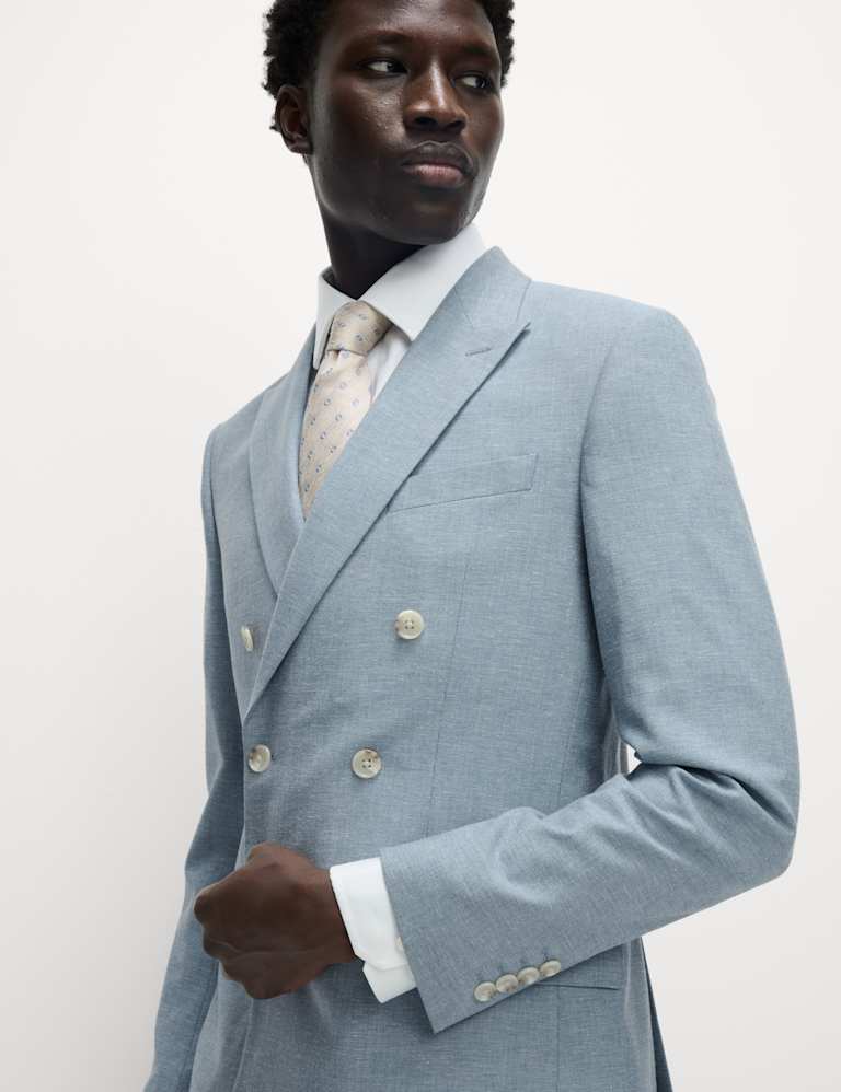 Slim Fit Double Breasted Suit 2 of 6