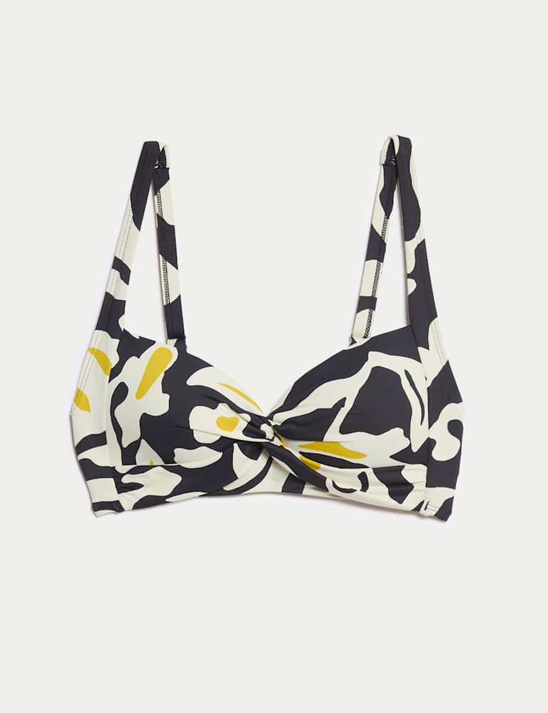 Printed Padded Plunge Bikini Set 2 of 6