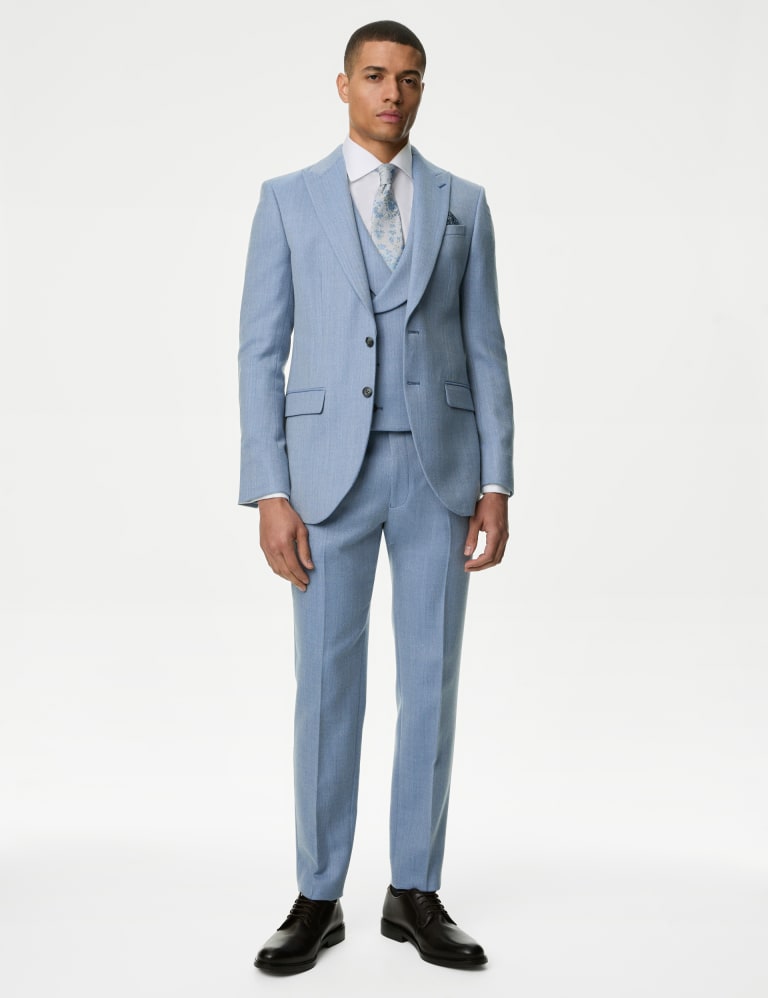 Regular Fit Wool Blend Suit 1 of 5