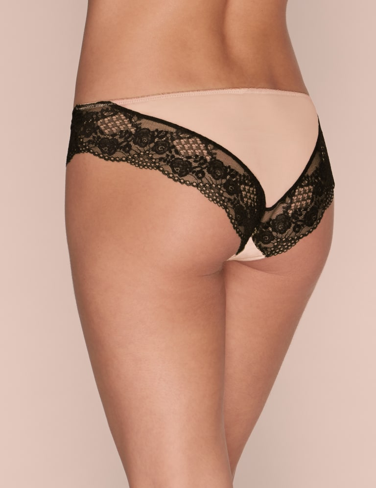 Silk & Lace Set with Non-Padded Plunge B-DD 6 of 6