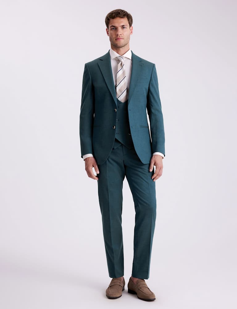 3 Piece Tailored Fit Flannel Suit 6 of 6