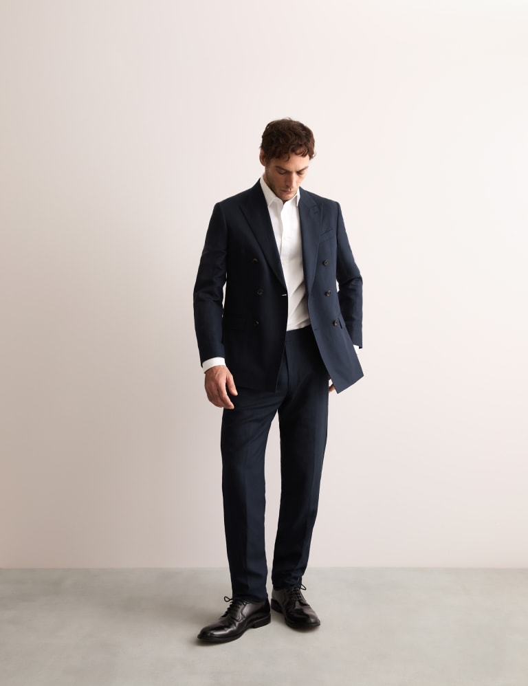 Tailored Fit Silk Rich Suit 5 of 6