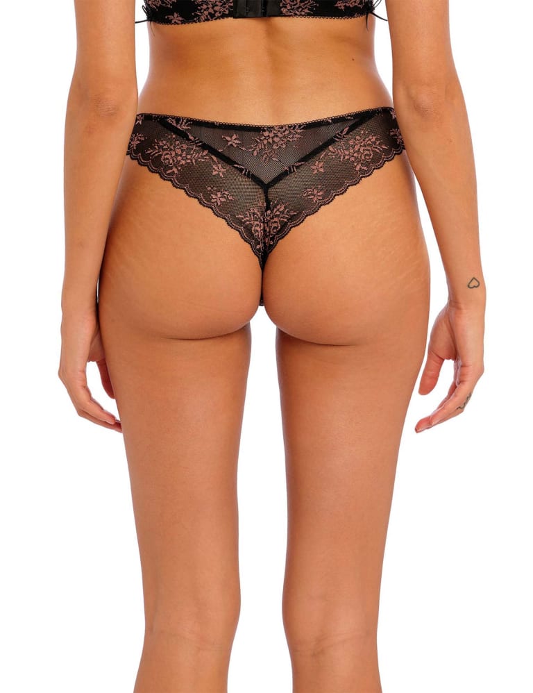 Offbeat Decadence Wired Side Support Bra Set 5 of 5