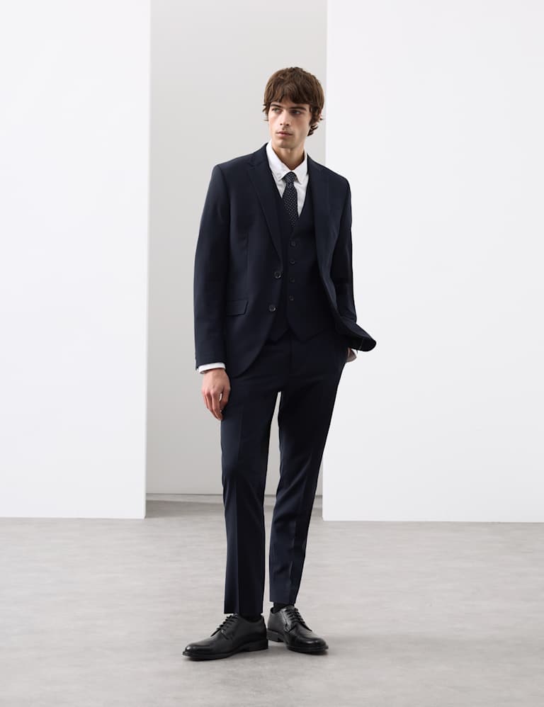 3 Piece Slim Fit Performance Stretch Suit 5 of 6