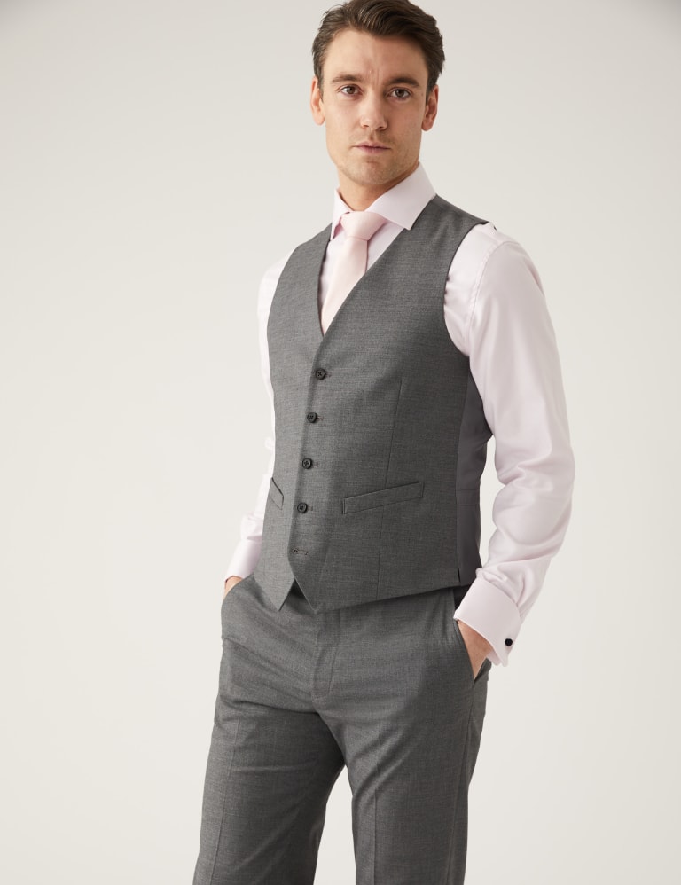 Regular Fit Sharkskin Suit 2 of 6