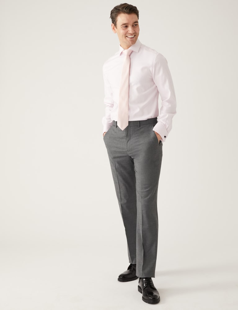 Regular Fit Sharkskin Suit 5 of 6