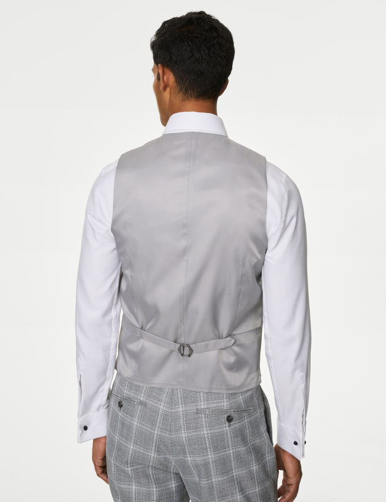 Slim Fit Check Stretch Suit 3 of 6
