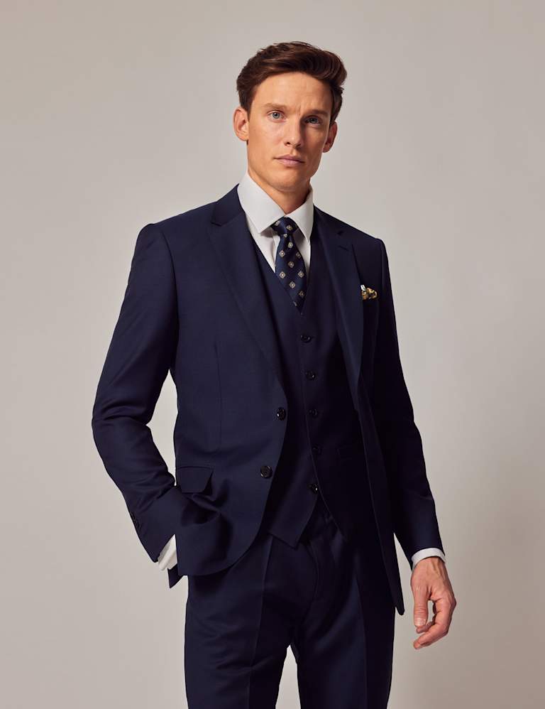 Slim Fit Pure Wool Twill Suit 2 of 8