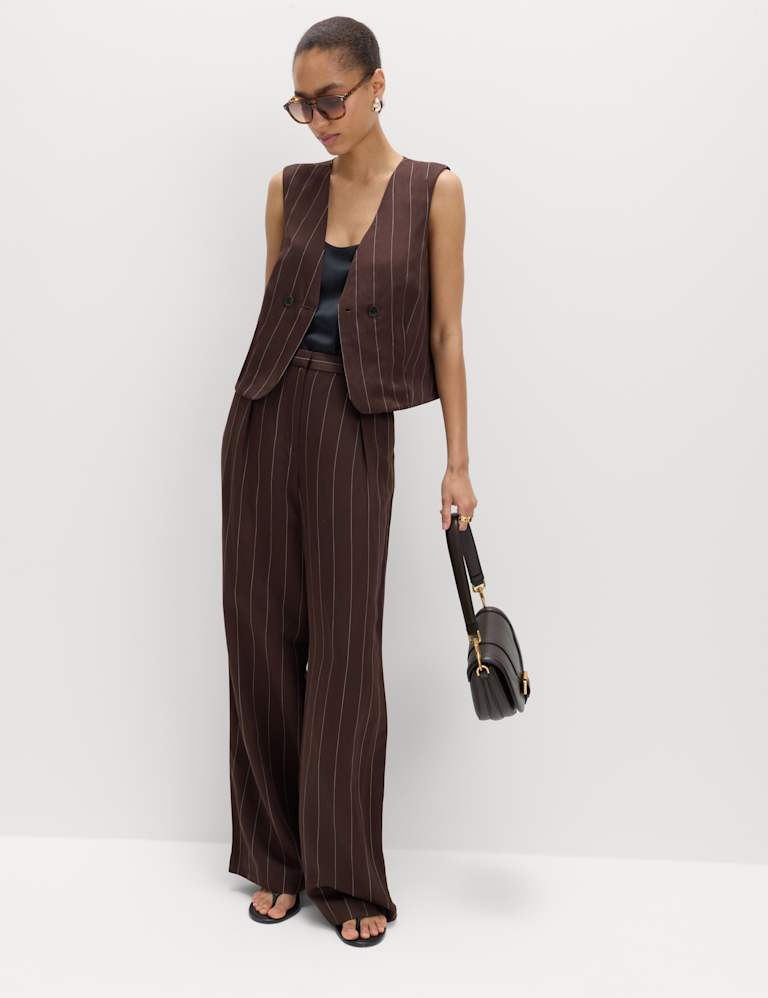 Pinstripe Waistcoat & Trousers Set 1 of 6