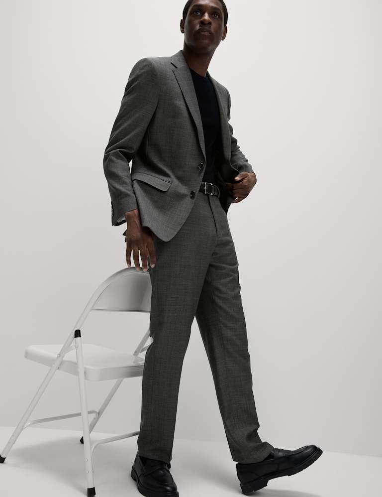 2 Piece Regular Fit Pure Wool Suit 1 of 6