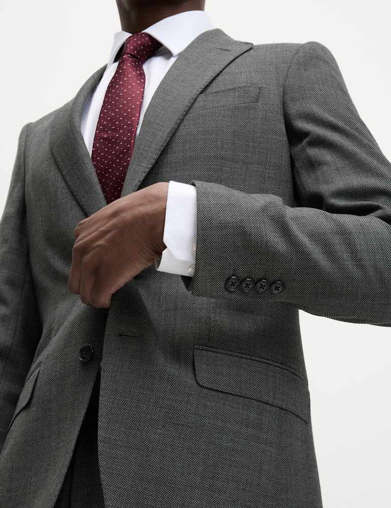 2 Piece Slim Fit Pure Wool Suit 4 of 6
