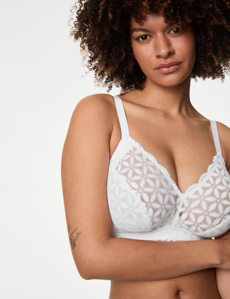 Lace Non-Padded Bralette Set F-H 2 of 5
