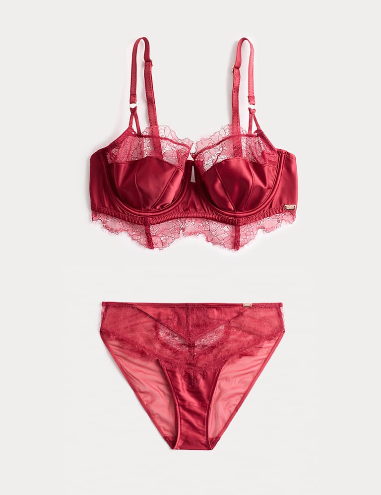 Forget Me Not Wired Balcony Bra Set A-E 2 of 6