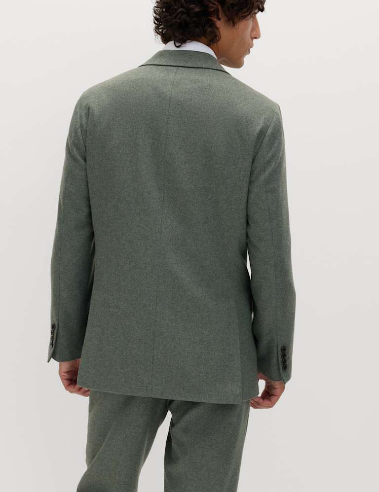 3 Piece Tailored Fit Italian Wool Rich Tweed Suit 4 of 6