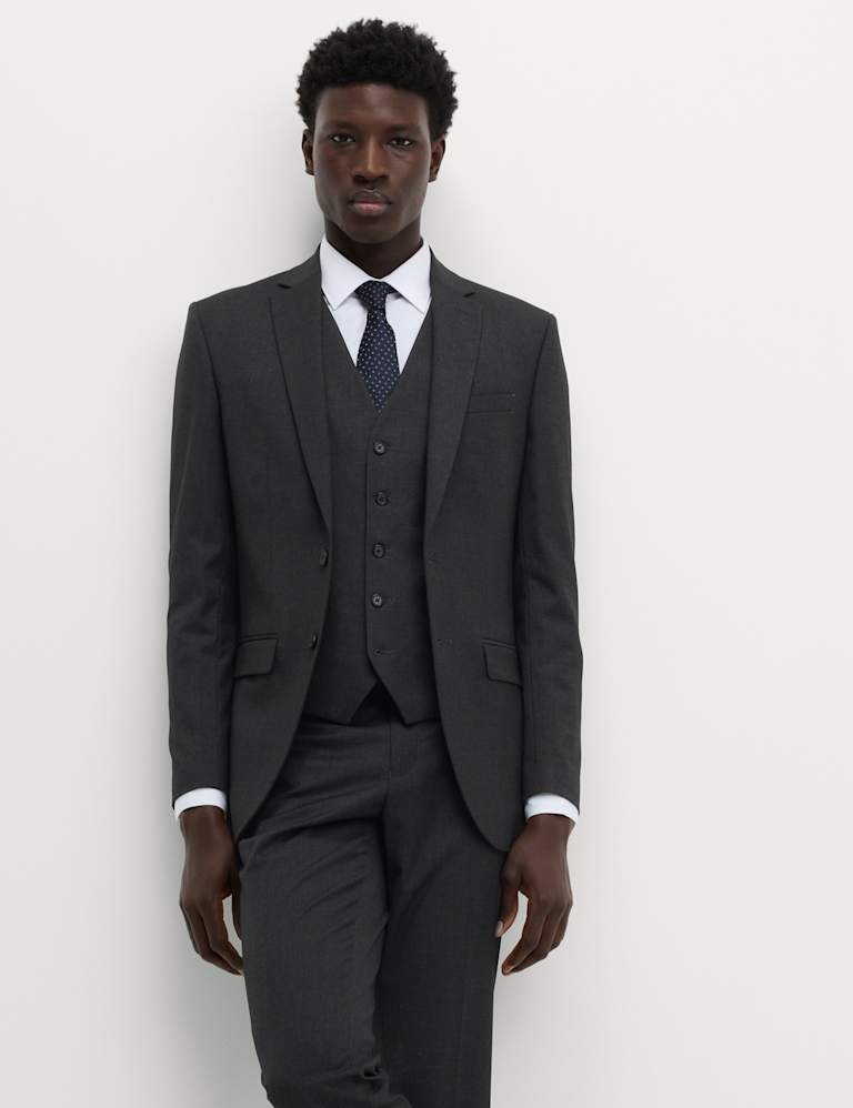 3 Piece Slim Fit Stretch Suit 1 of 7