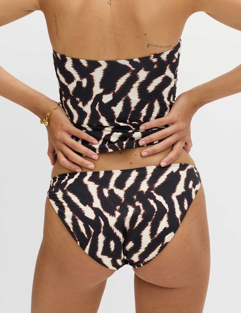 Tummy Control Printed Ruched Tankini Set 6 of 6