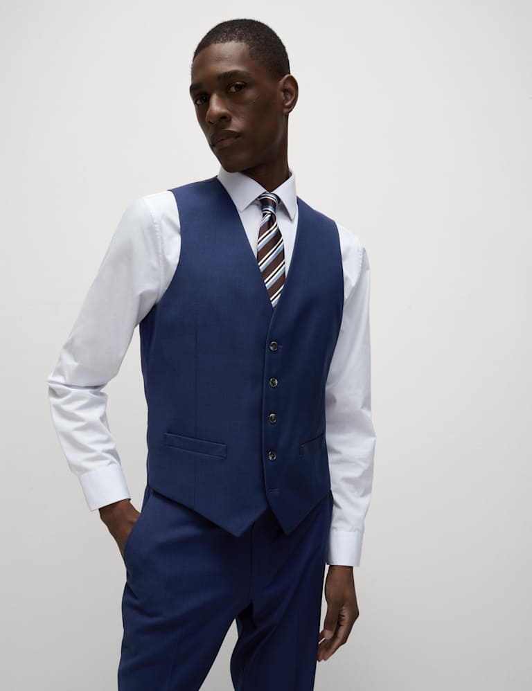 3 Piece Skinny Fit Stretch Suit 3 of 6