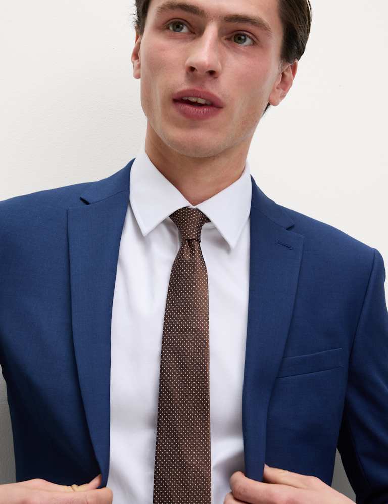 3 Piece Skinny Fit Stretch Suit 6 of 6