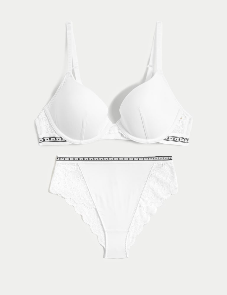 Cleo Wired Plunge Bra Set A-E 2 of 6