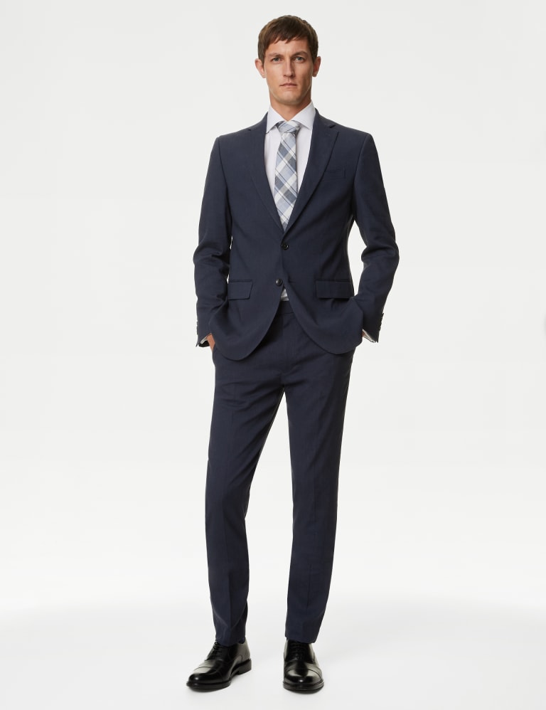 Tailored Fit Italian Linen Miracle Suit M S IE