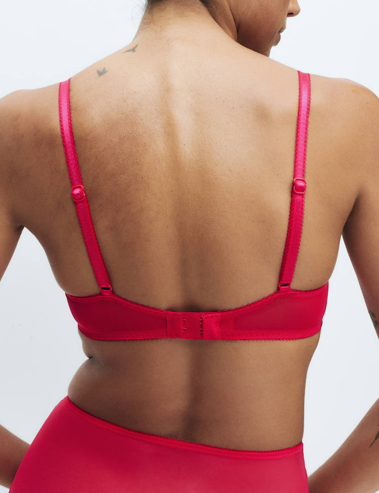 Jasmine Lace Wired Push Up Plunge Bra Set A-E 4 of 6