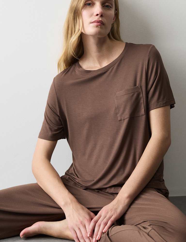 Pocket Detail Pyjama Top Set 3 of 6