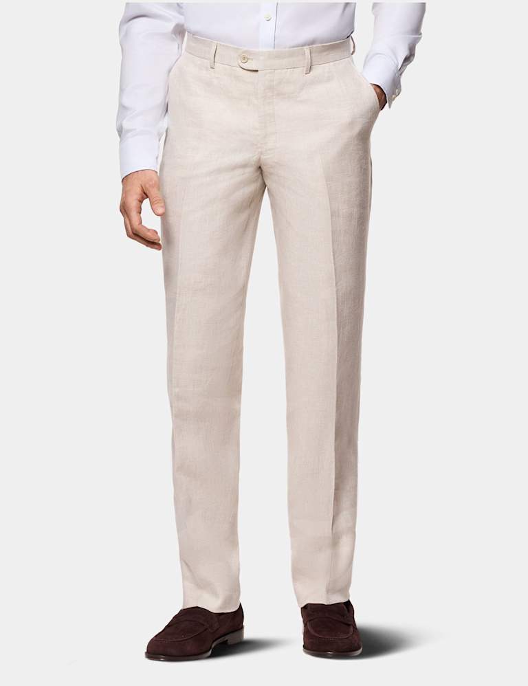 Tailored Fit Pure Linen Suit 2 of 6