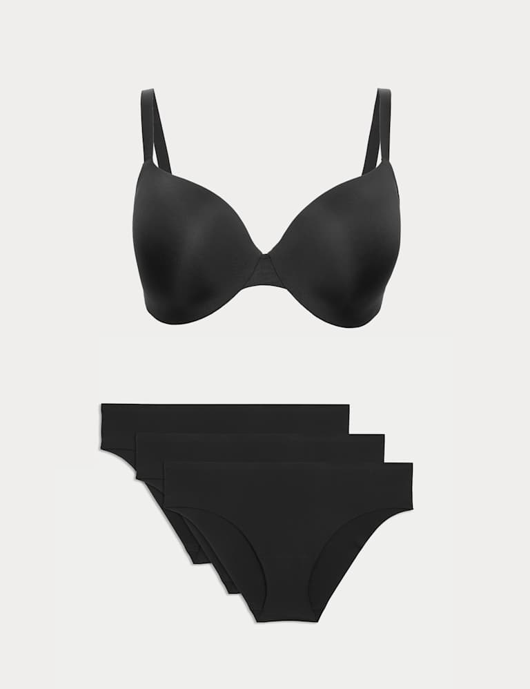 Body Invisibles™ Wired Demi Cup Bra Set F+ 2 of 6