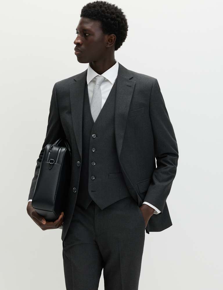 Regular Fit Machine Washable Suit 1 of 6