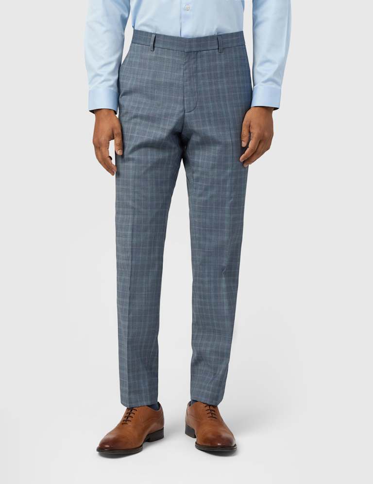 Slim Fit Wool Rich Check Suit 3 of 6