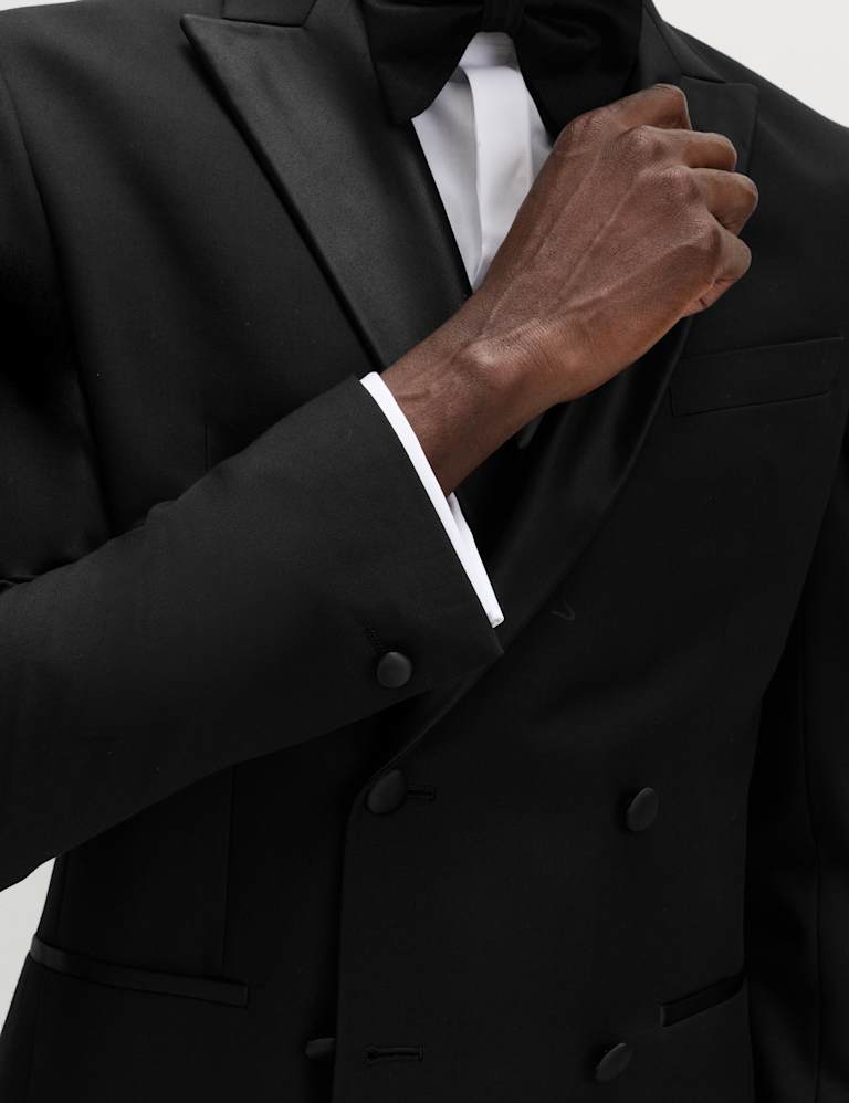 2 Piece Slim Fit Double Breasted Tuxedo Suit 3 of 6