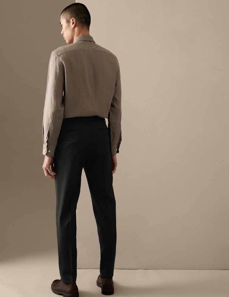 Tailored Fit Pure Wool Textured Suit 5 of 7