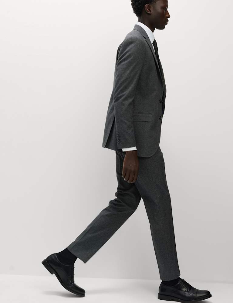 2 Piece Slim Fit Puppytooth Suit 4 of 6