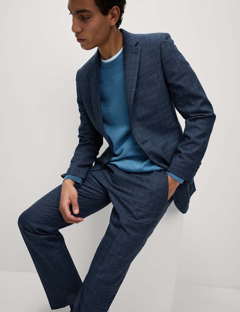 2 Piece Slim Fit Grindle Check Suit 5 of 6