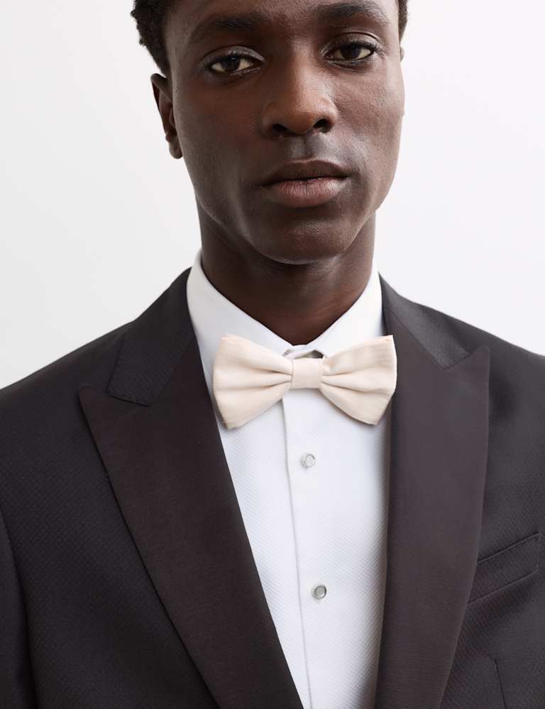 2 Piece Tailored Fit Pure Wool Tuxedo Suit 5 of 6