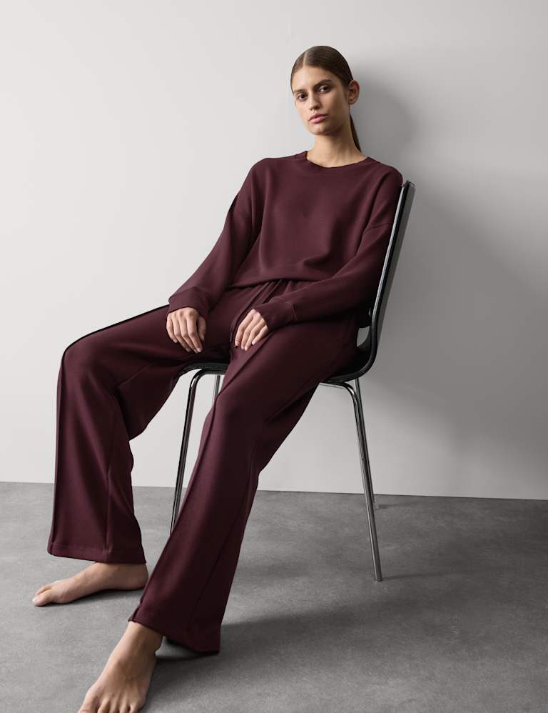 Scuba Jersey Lounge Sweatshirt Set 1 of 6