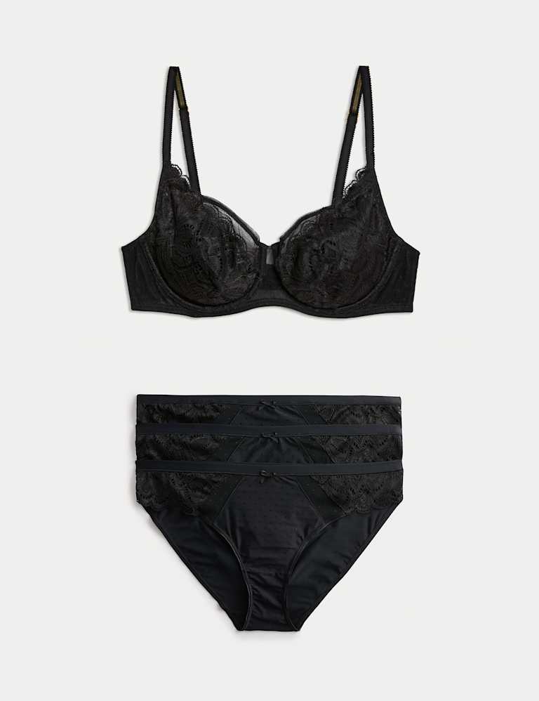 Amelia Lace Natural Lift™ Full Cup Bra Set A-E 2 of 6