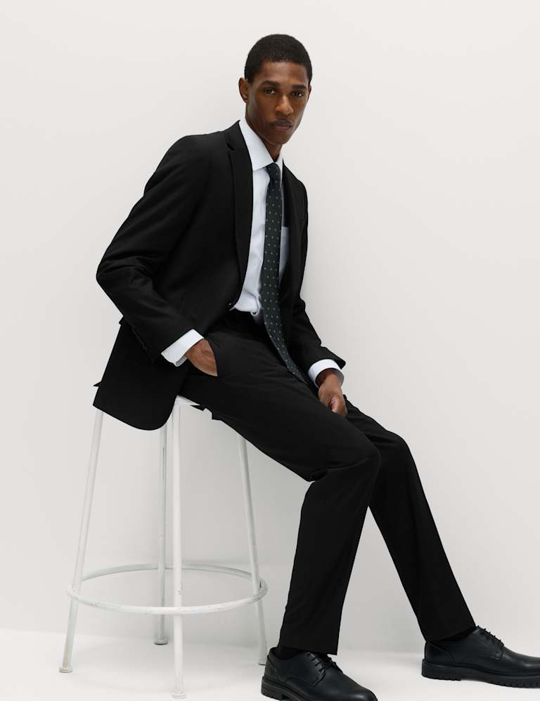 3 Piece Tailored Fit Stretch Suit 5 of 6