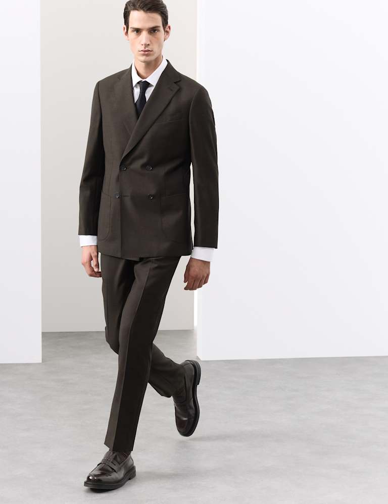 Tailored Fit Wool Rich Suit 1 of 6