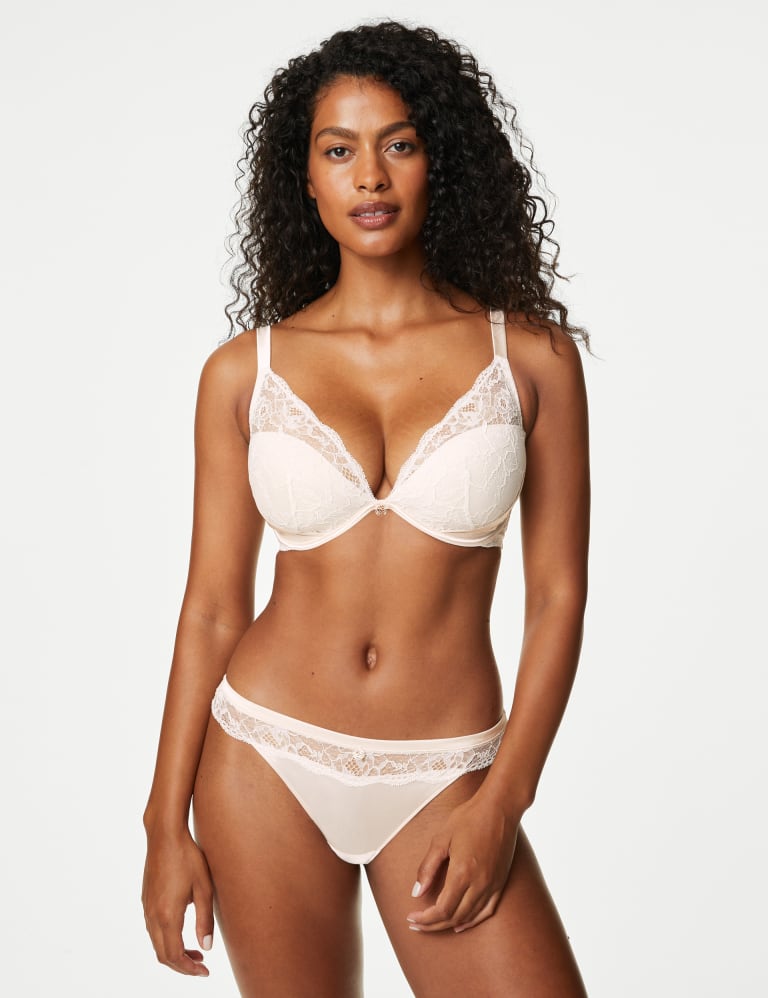 Silk Beau Wired Plunge Bra Set F-H 1 of 6