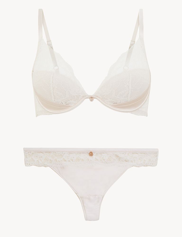 Silk Beau Wired Plunge Bra Set F-H 2 of 6