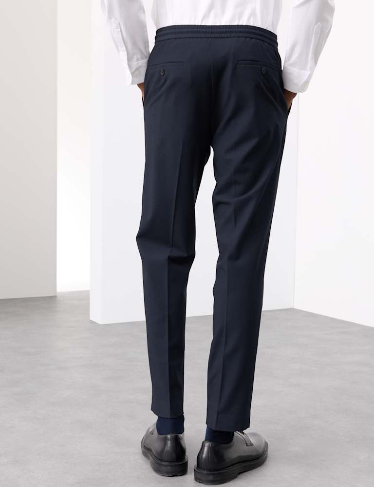 2 Piece Tailored Fit Wool Blend Performance Suit 5 of 6