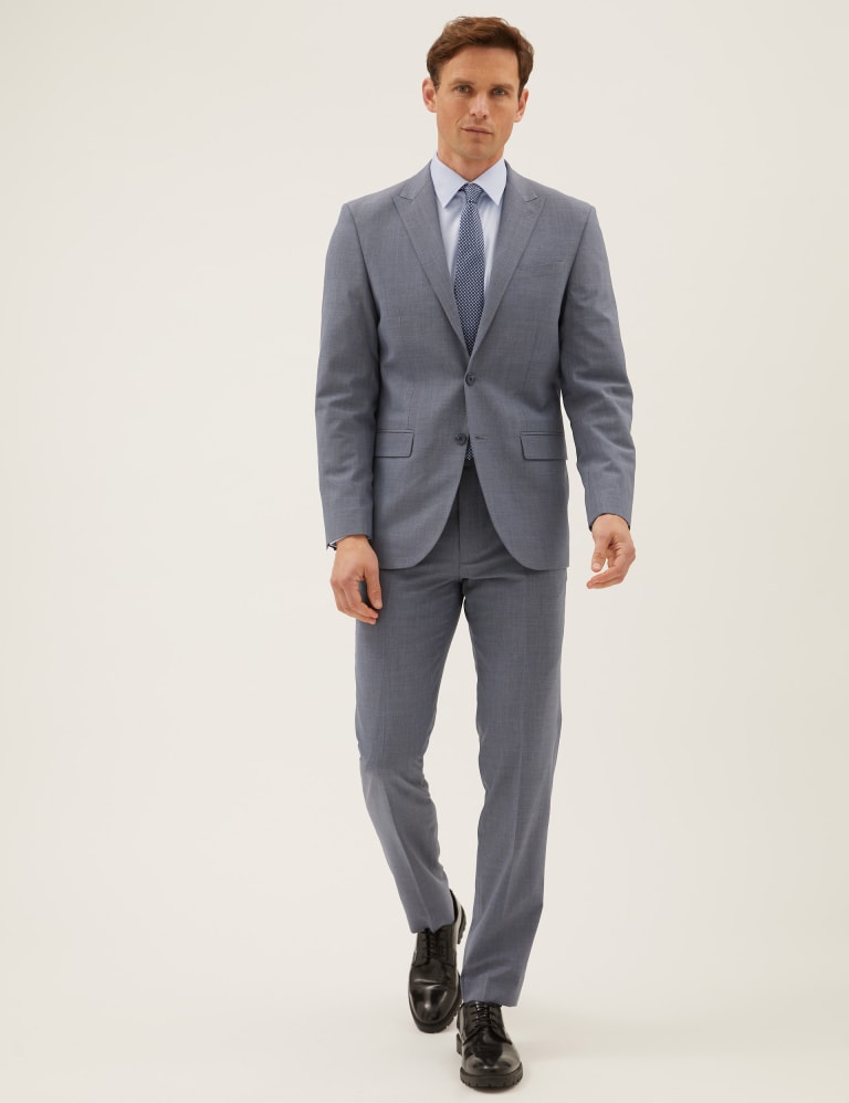 The Ultimate Blue Tailored Fit 3 Piece Suit 4 of 8