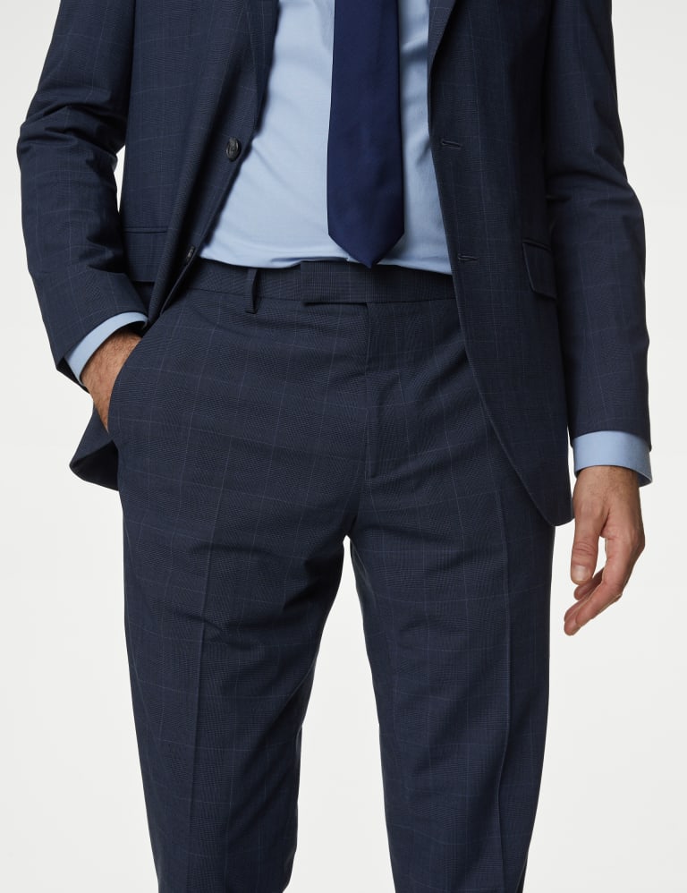 Slim Fit Prince of Wales Check Suit 7 of 7