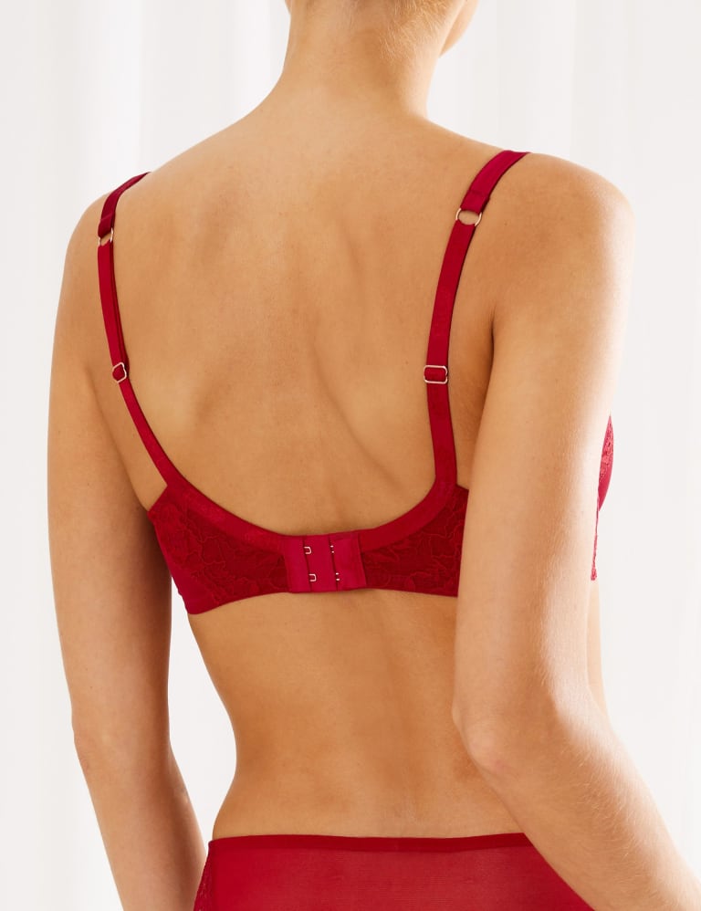 Silk & Lace Underwired Set with Balcony Bra 4 of 6