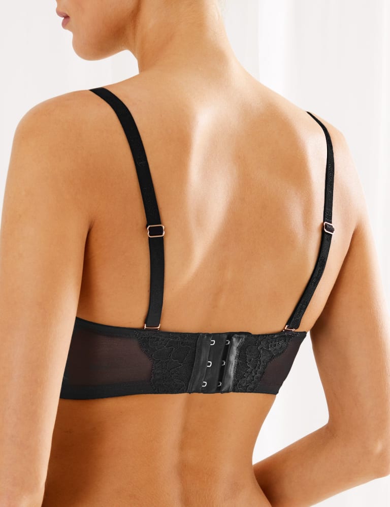 Silk & Lace Push Up Set with Multiway Bra 4 of 6