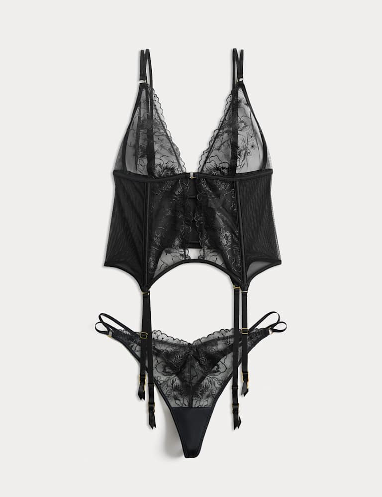 Arianna Embroidery Non Wired Basque Set 2 of 6