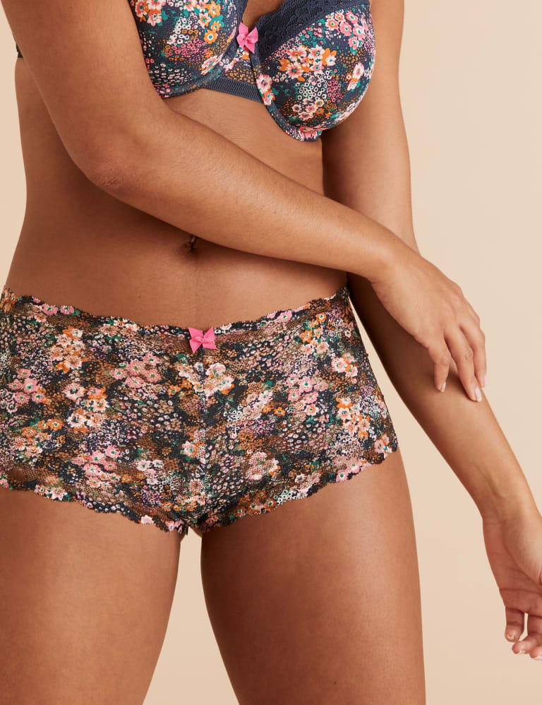 Lace Trim Underwired Bra Set A-E 5 of 6